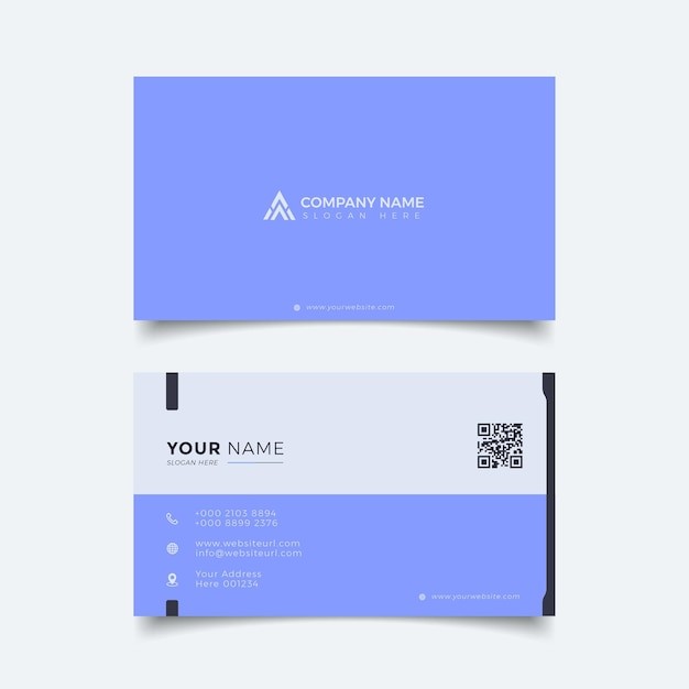 现代简约极简名片模板