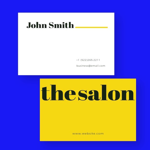 现代简约极简名片模板