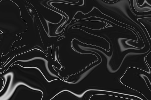 金属塑料质感液体黑色背景