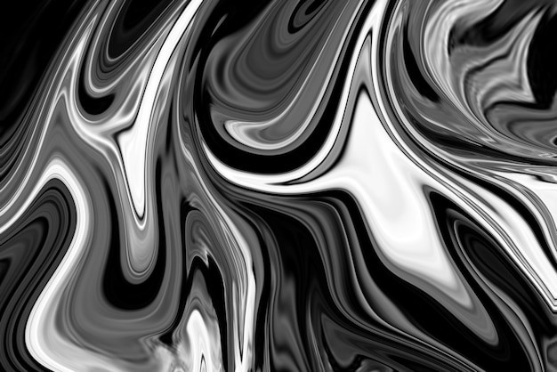 金属塑料质感液体黑色背景