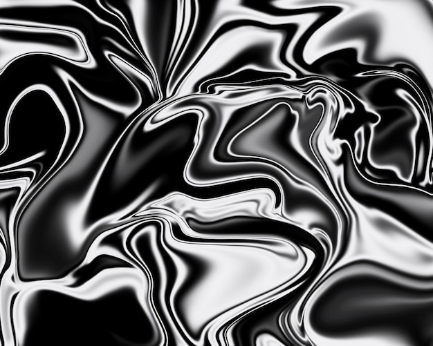 金属塑料质感液体黑色背景