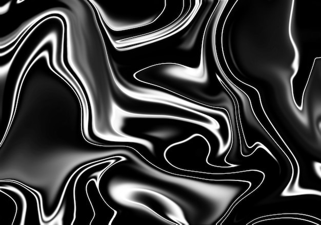 金属塑料质感液体黑色背景