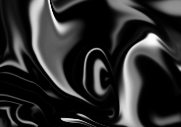 金属塑料质感液体黑色背景