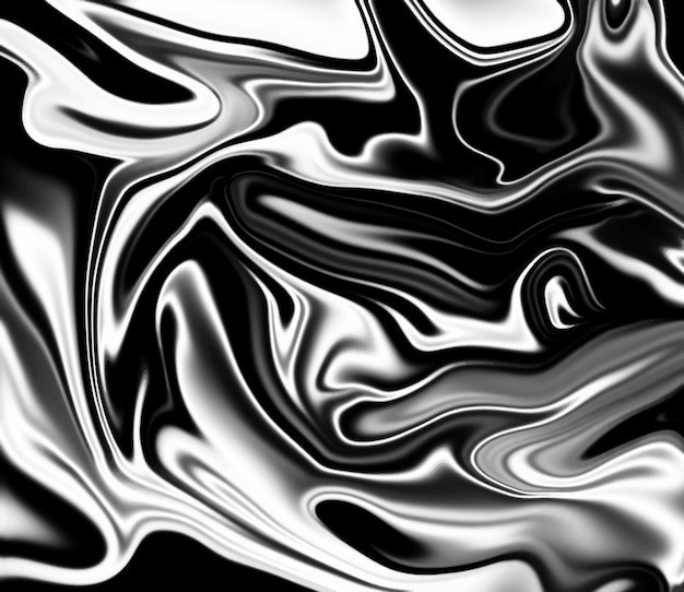 金属塑料质感液体黑色背景