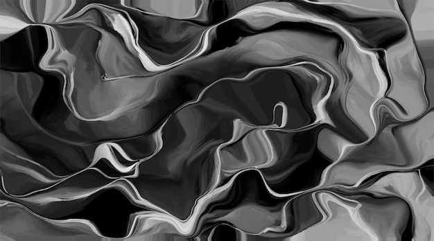 金属塑料质感液体黑色背景