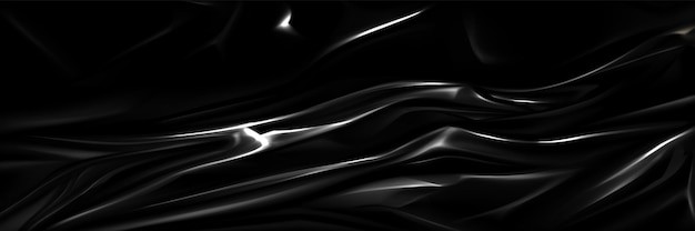 金属塑料质感液体黑色背景