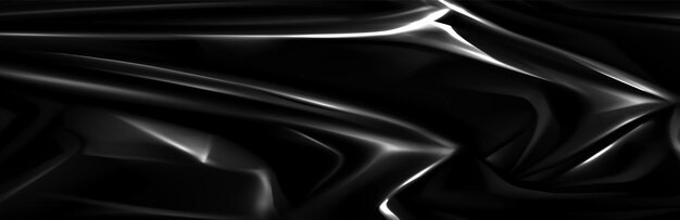 金属塑料质感液体黑色背景