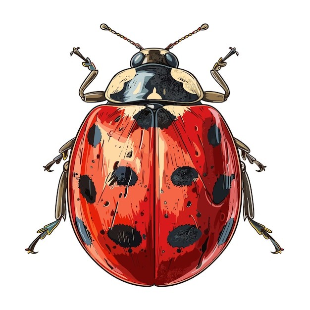 瓢虫昆虫插画