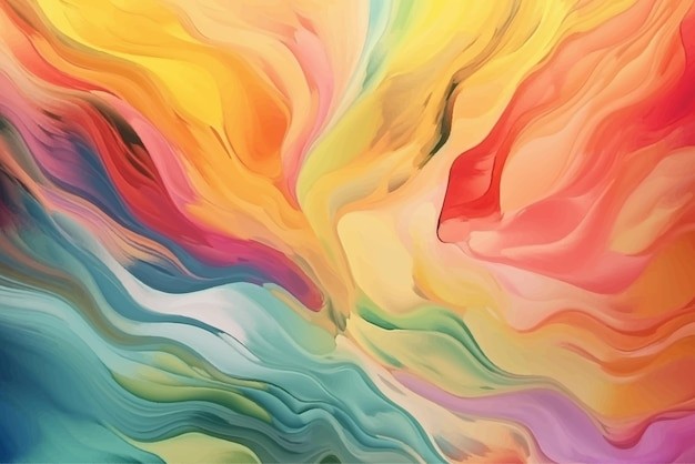 抽象彩色多彩飘逸背景