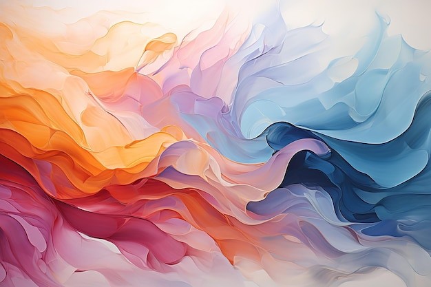 抽象彩色多彩飘逸背景