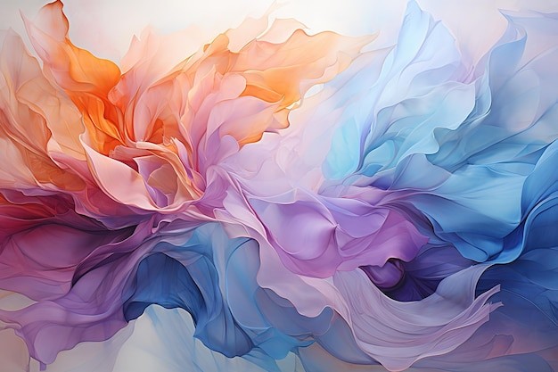 抽象彩色多彩飘逸背景