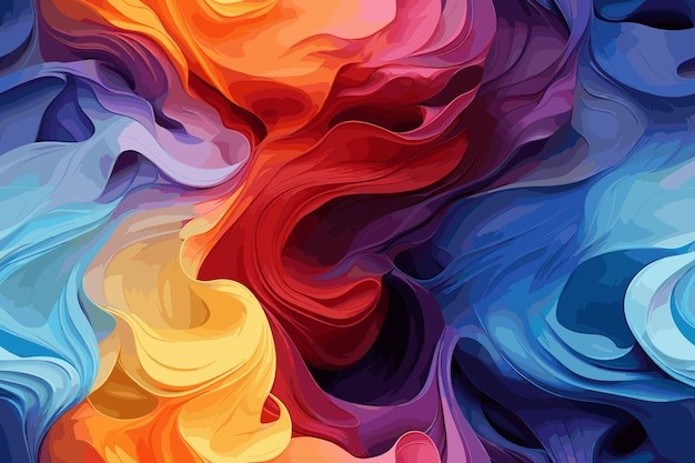 抽象彩色多彩飘逸背景