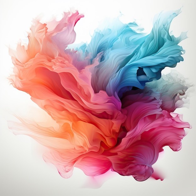 抽象彩色多彩飘逸背景