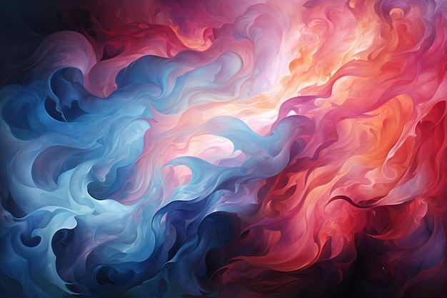 抽象彩色多彩飘逸背景