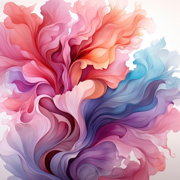 抽象彩色多彩飘逸背景