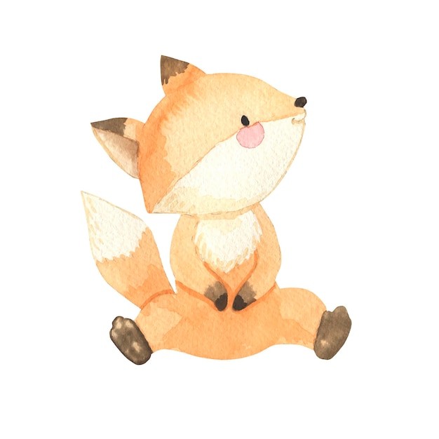 卡通狐狸插画
