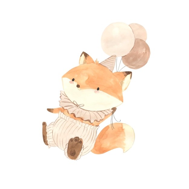 卡通狐狸插画