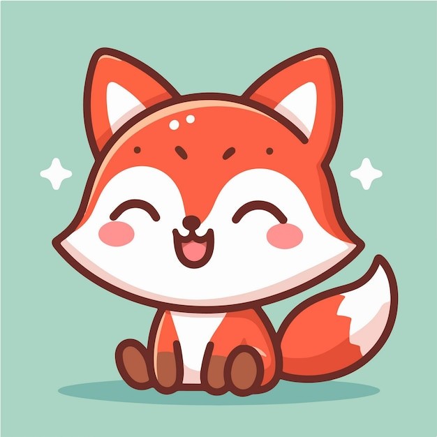 卡通狐狸插画