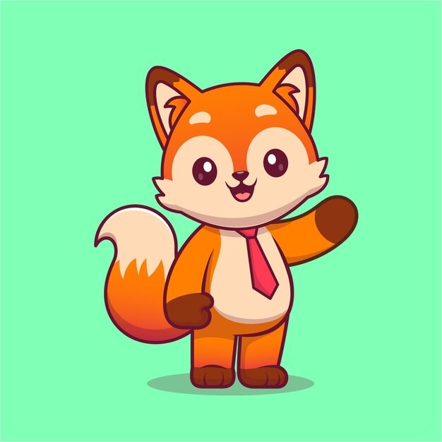 卡通狐狸插画