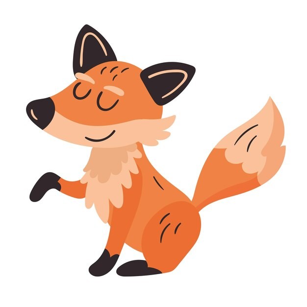 卡通狐狸插画