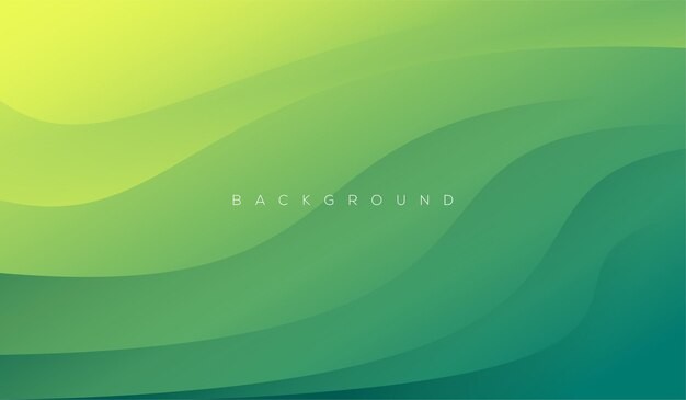 绿色渐变简约背景