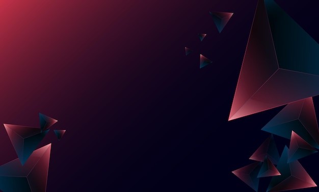抽象深色三角形背景