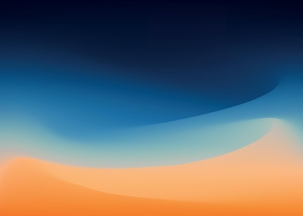 蓝色黄色渐变抽象背景