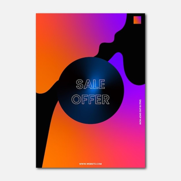 现代促销海报模板