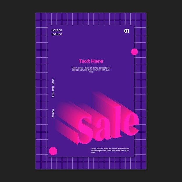 现代促销海报模板