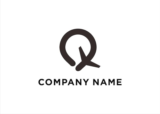 字母Q飞机标志logo