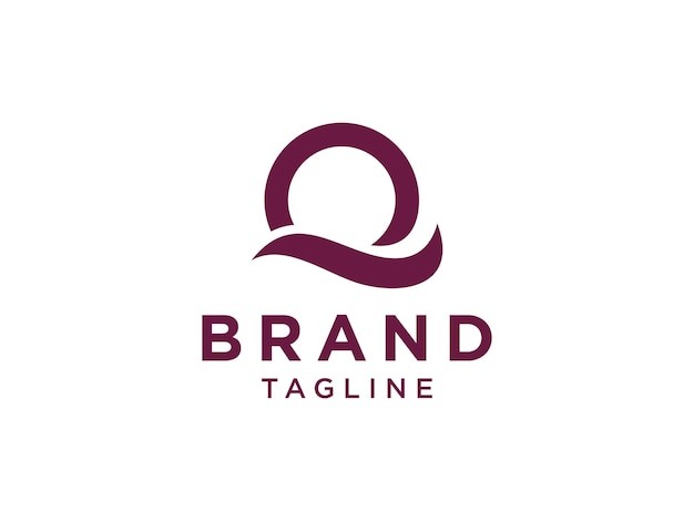 字母Q波浪标志logo