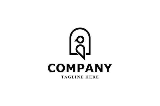 鸟笼飞鸟标志logo