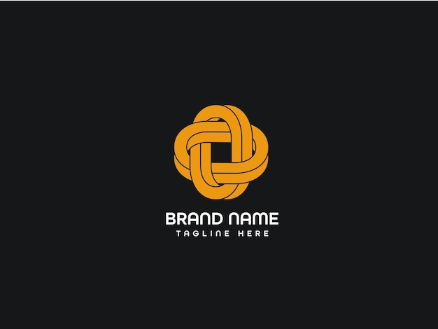 交错纠缠的结标志logo