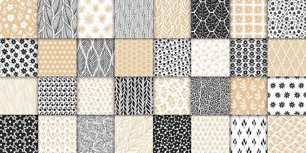 植物叶子树叶花纹