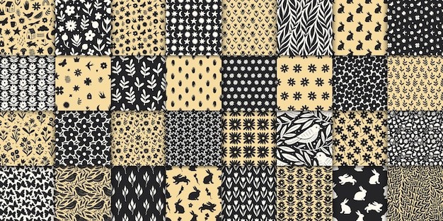 植物叶子树叶花纹