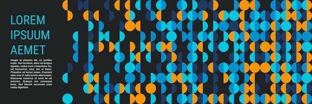 圆点抽象几何图形花纹