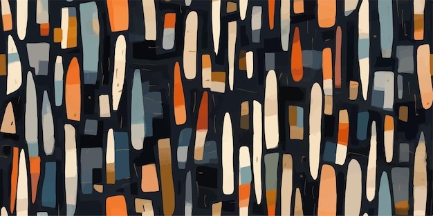 涂鸦艺术色块花纹