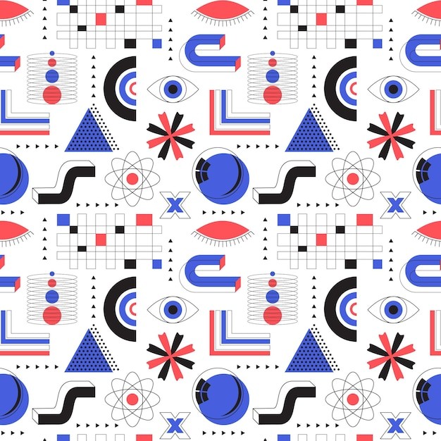 科技感抽象几何图形元素花纹