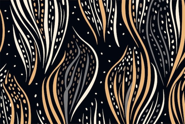 抽象金色图形花纹