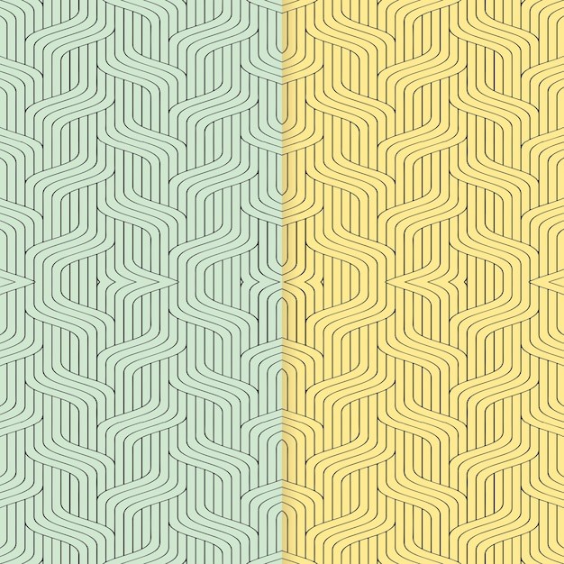 现代线条编织无缝花纹壁纸