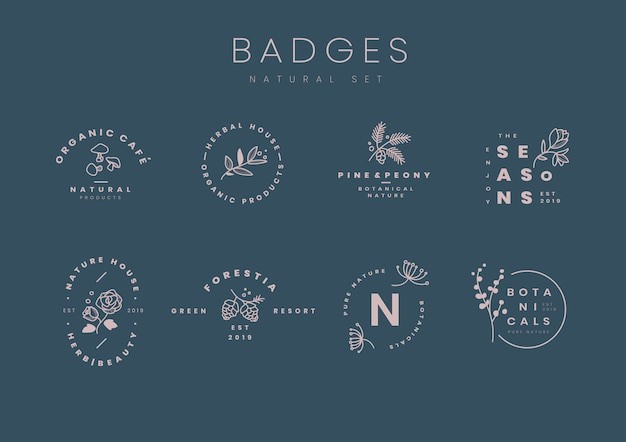 花朵花卉标志logo