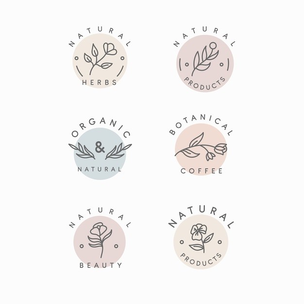 花朵花卉标志logo