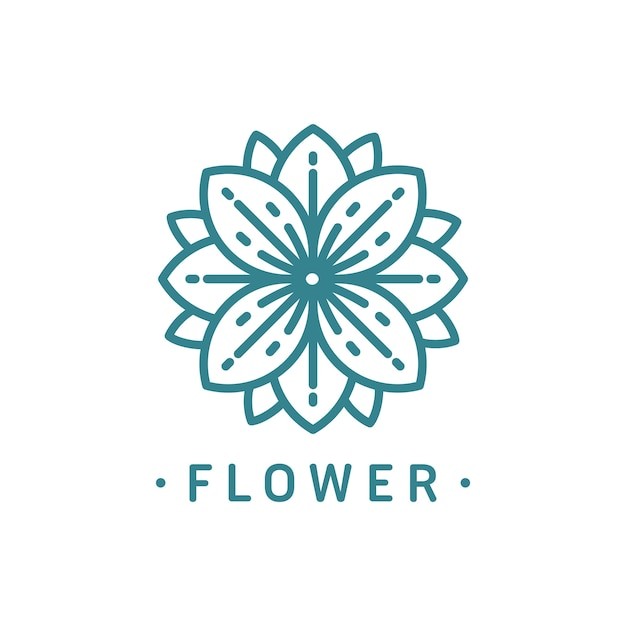 花朵花卉标志logo