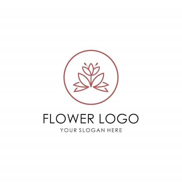 花朵花卉莲花标志logo