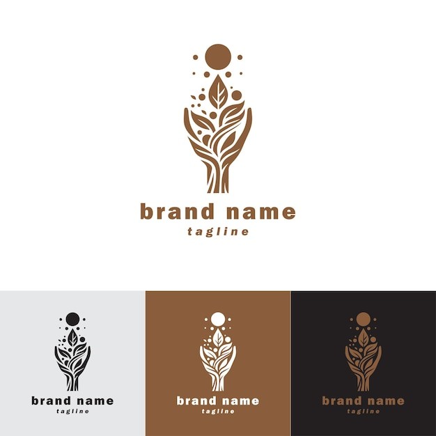 花朵花卉标志logo