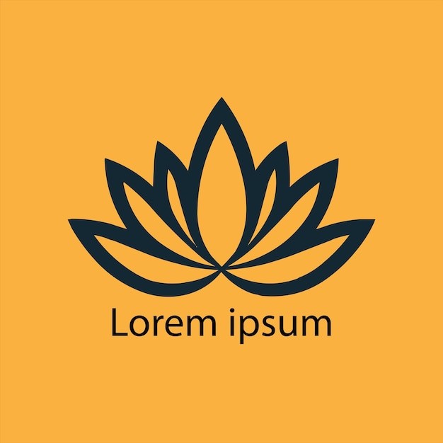 花朵花卉莲花标志logo