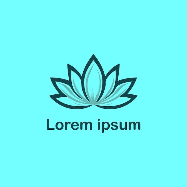 花朵花卉莲花标志logo