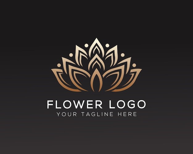 花朵花卉莲花标志logo