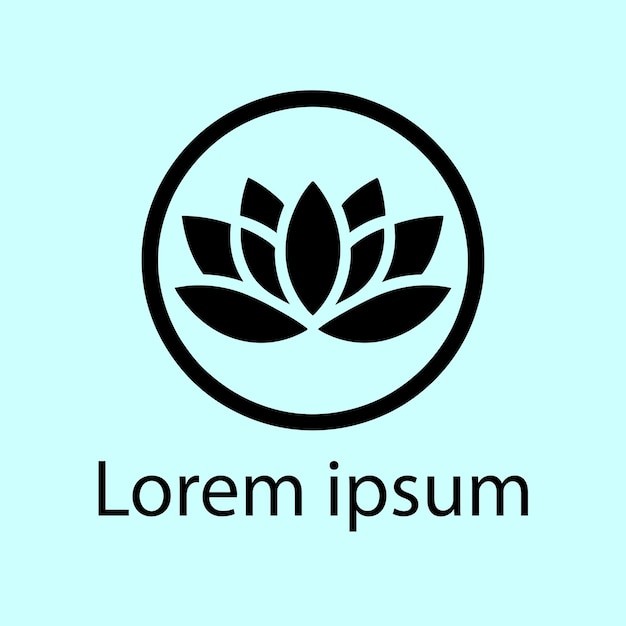 花朵花卉莲花标志logo