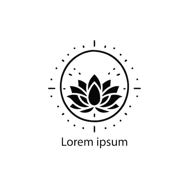 花朵花卉莲花标志logo